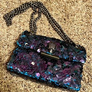 Sequin Kurt Geiger mini handbag. Comes with dust bag .